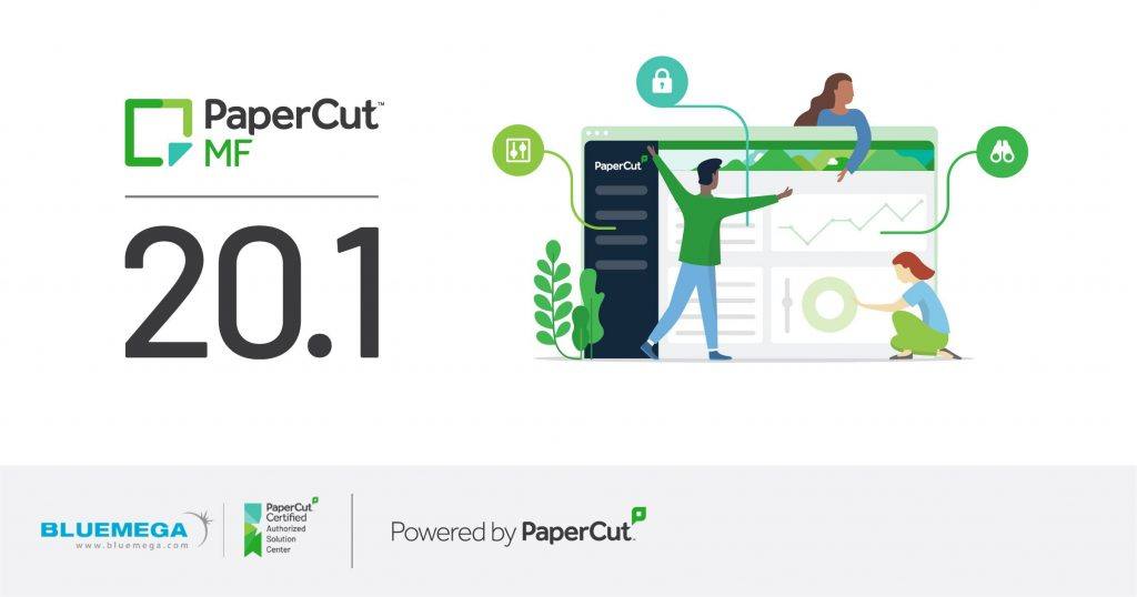 papercut 20.1 Bluemega