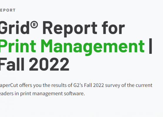 Rapport G2® pour la gestion de l’impression | Automne 2022